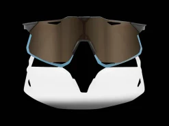 Trek Bikes 100% Hypercraft Standard Lens Sunglasses Black/Gold Hot