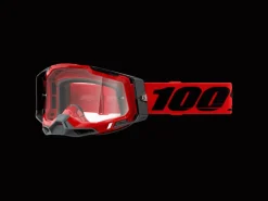 Trek Bikes 100% Racecraft 2 Clear Lens Goggles Red Best
