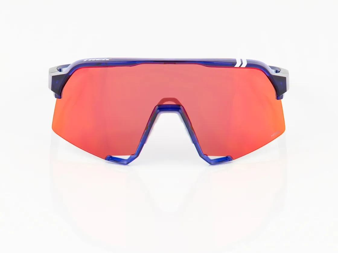 Trek Bikes 100% Trek Team Edition S3 HiPER Lens Sunglasses Blue/Red Hot