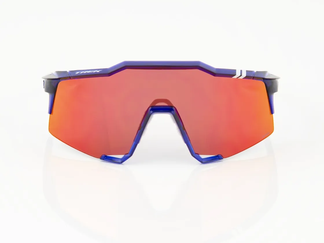 Trek Bikes 100% Trek Team Edition Speedcraft HiPER Lens Sunglasses Blue/Red Sale