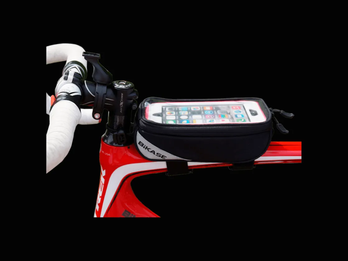 Trek Bikes BiKASE Beetle 6 Top Tube Phone & Storage Case Black Cheap