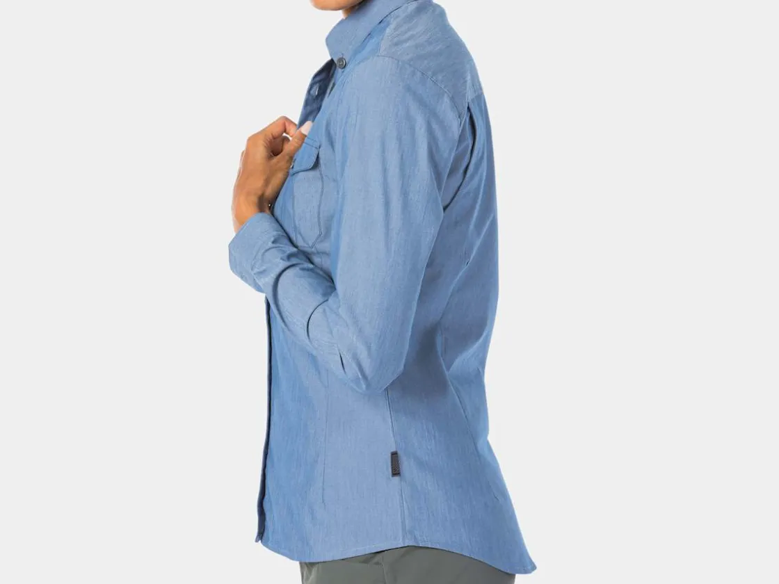 Trek Bikes Bontrager Adventure Women's Cycling Chambray Shirt Cheap