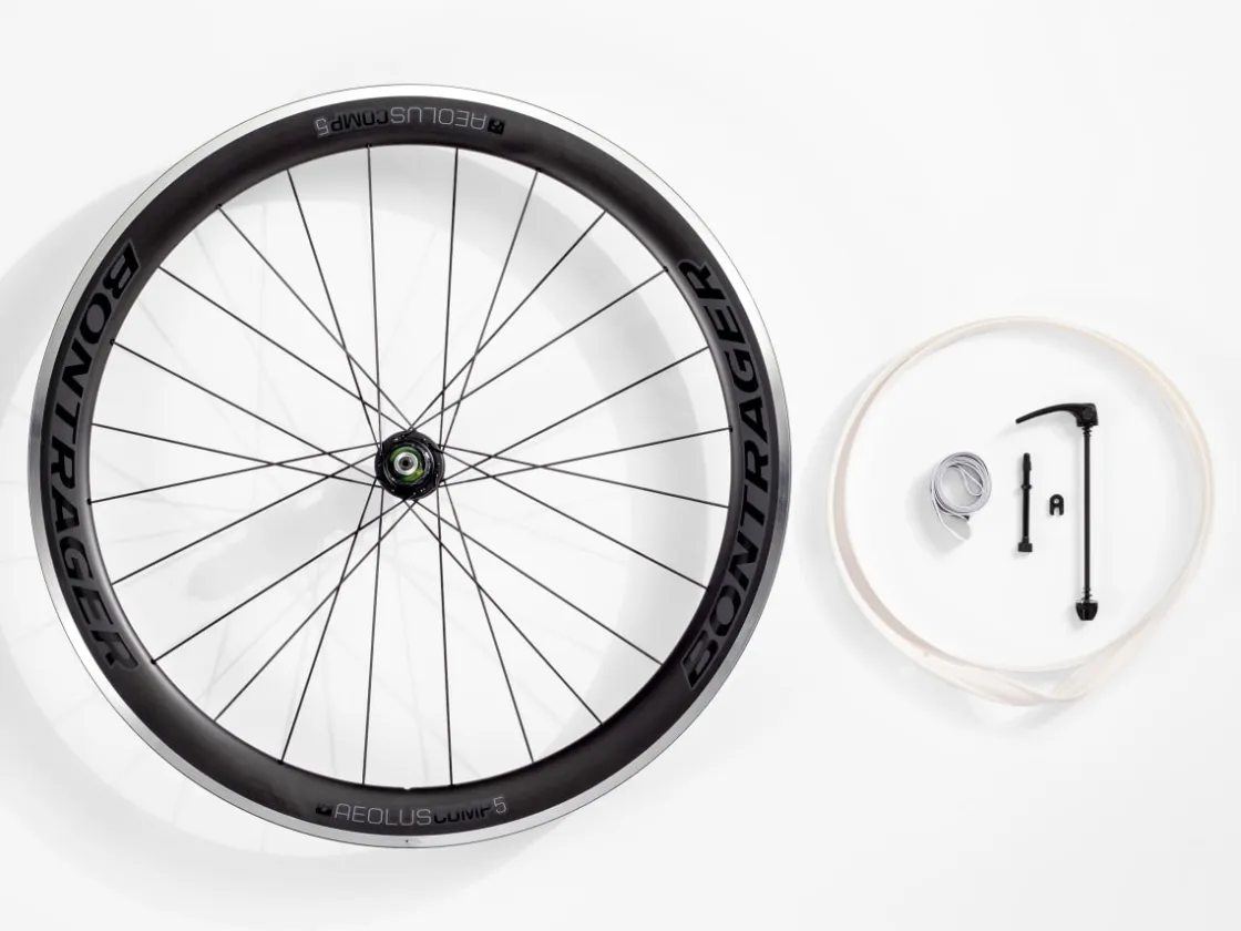 Trek Bikes Bontrager Aeolus Comp 5 TLR Road Wheel Black/Anthracite Store