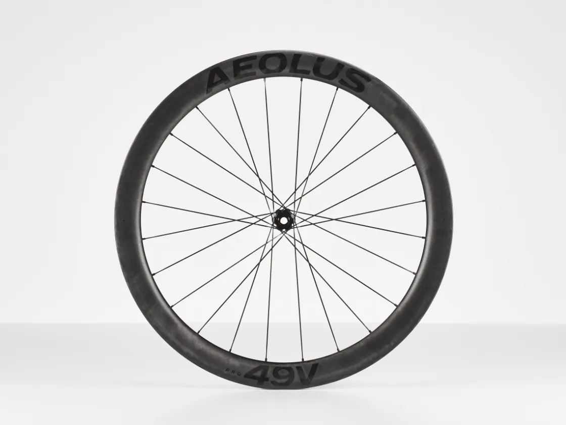 Trek Bikes Bontrager Aeolus Pro 49V Disc TLR Road Wheel Black Hot