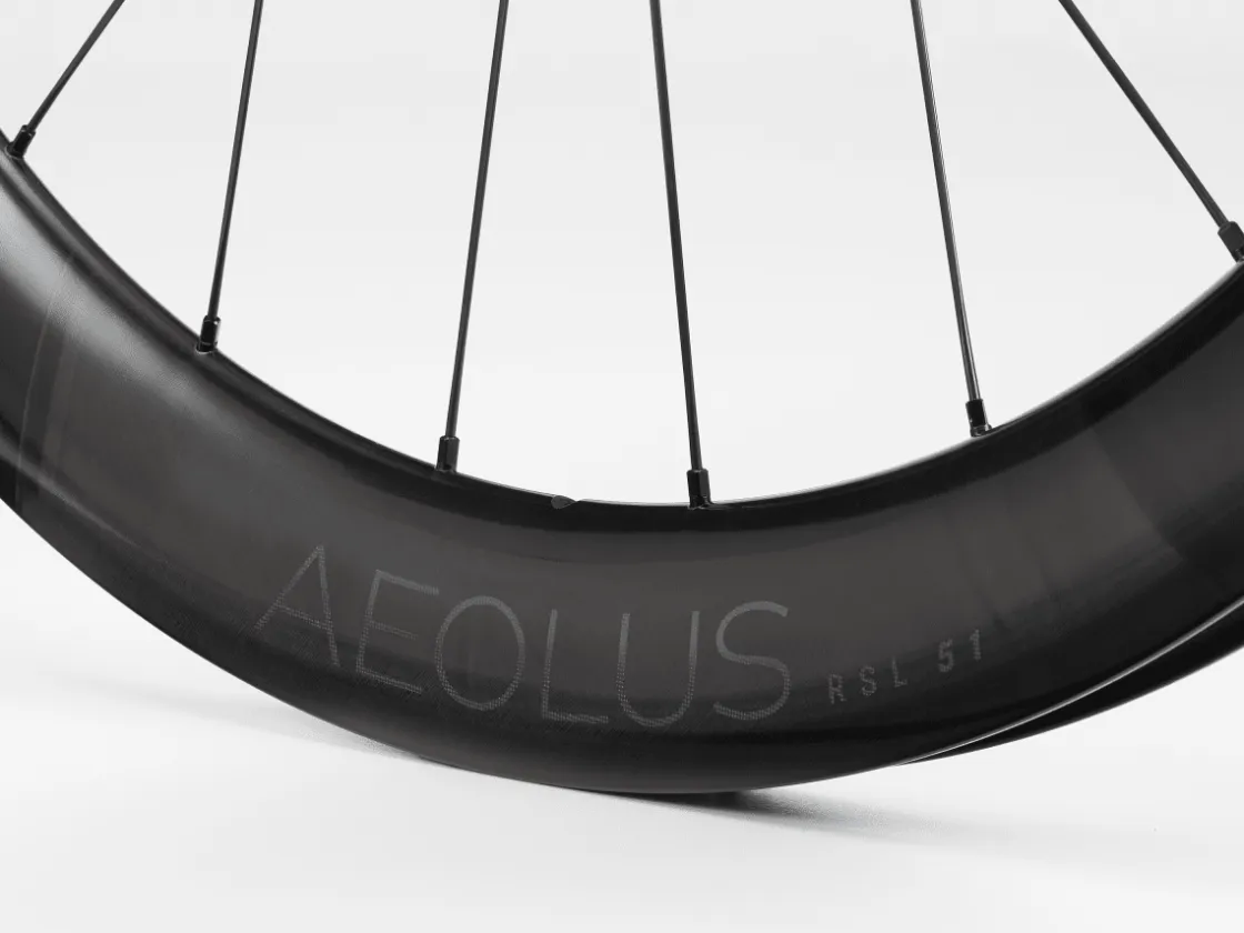 Trek Bikes Bontrager Aeolus RSL 51 TLR Disc Road Wheel Black Discount