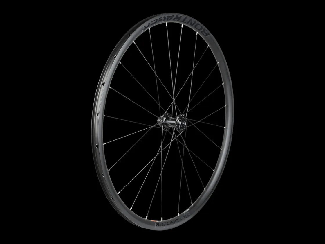 Trek Bikes Bontrager Affinity TLR Centerlock Disc 24H 700c Road Wheel Black/Dark Grey Cheap