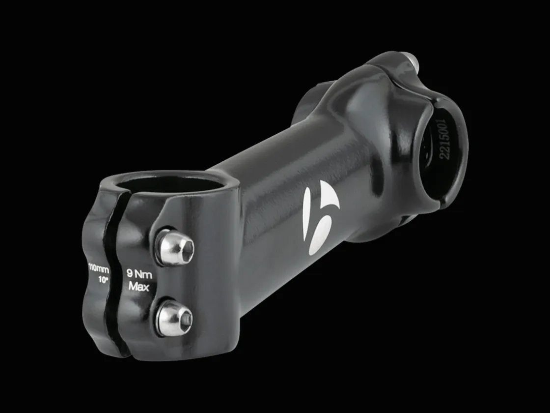 Trek Bikes Bontrager Approved 25.4mm Handlebar Clamp Stem Black Best Sale