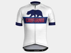 Trek Bikes Bontrager California State Cycling Jersey White Discount