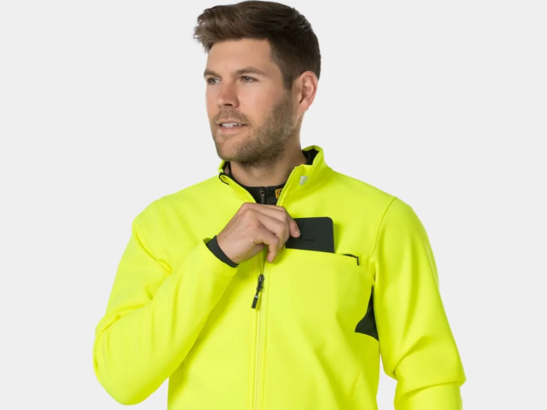 Trek Bikes Bontrager Circuit Softshell Cycling Jacket Visibility Yellow Best Sale