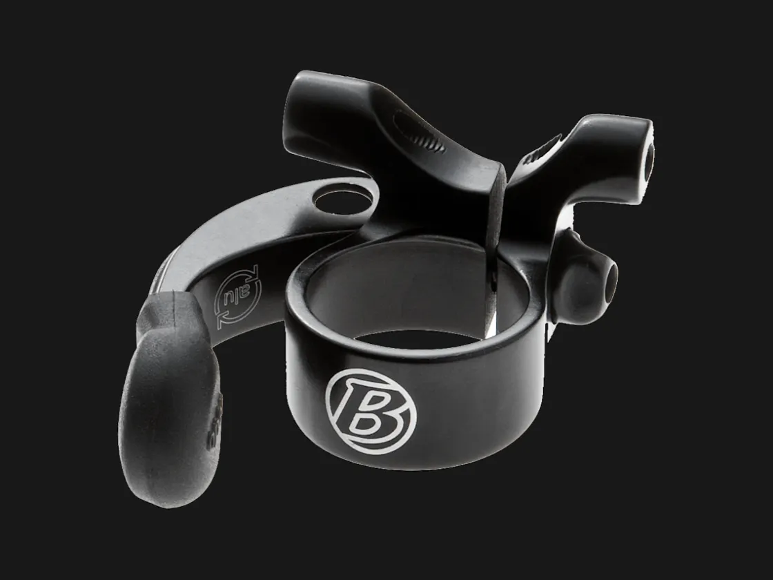 Trek Bikes Bontrager Eyeleted Quick Release Seatpost Clamp Black Cheap