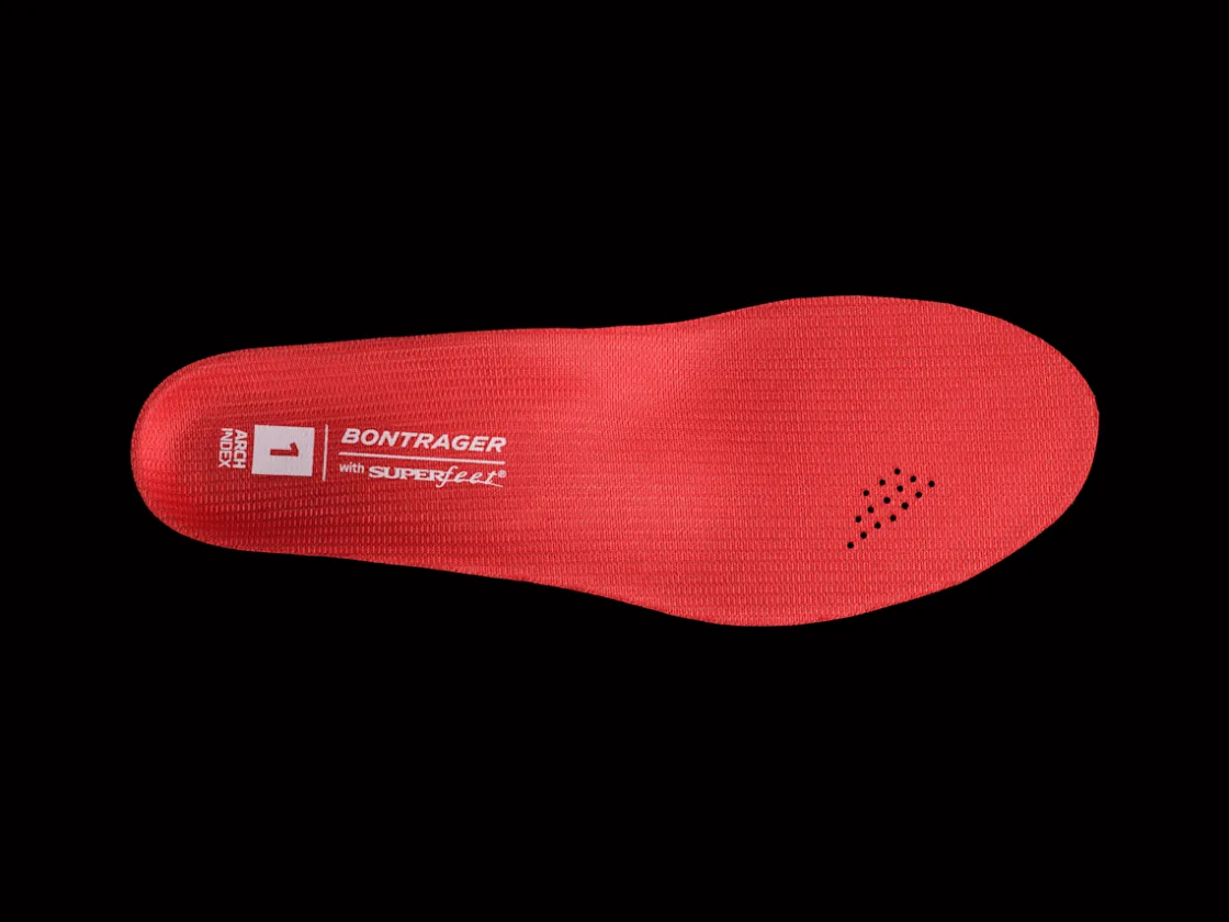 Trek Bikes Bontrager inForm BioDynamic Low Arch Insoles Red New