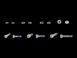 Trek Bikes Bontrager Integrated Rear Kickstand Hardware Kit Silver Fashion