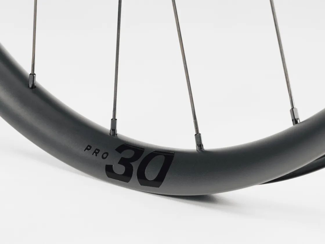 Trek Bikes Bontrager Paradigm Pro 30 TLR Disc Road Wheel Black New