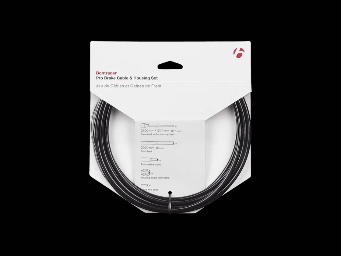 Trek Bikes Bontrager Pro Brake Cable & Housing Set Black Cheap