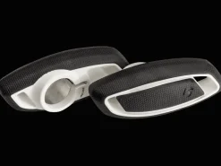 Trek Bikes Bontrager Race Lite Ergo Bar Ends Black/White Fashion