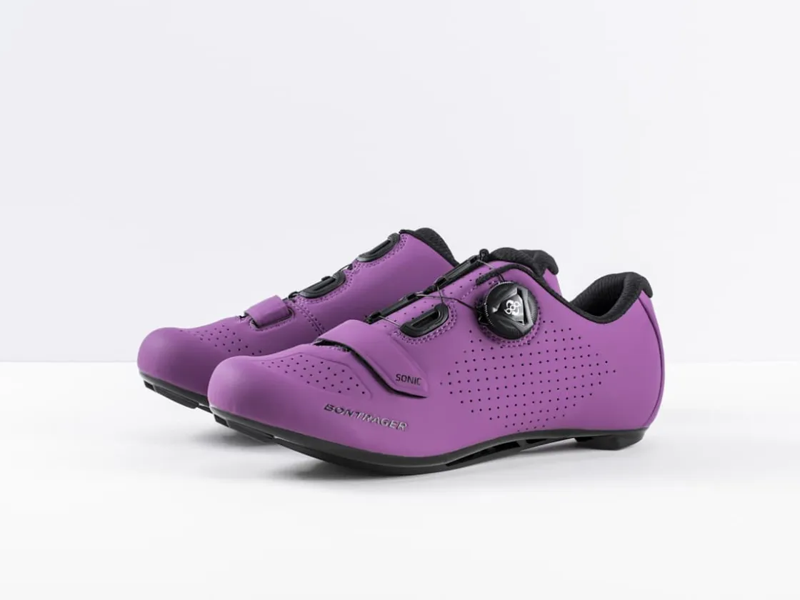 Trek Bikes Bontrager Sonic Women's Road Cycling Shoe Gravel/Volt Hot