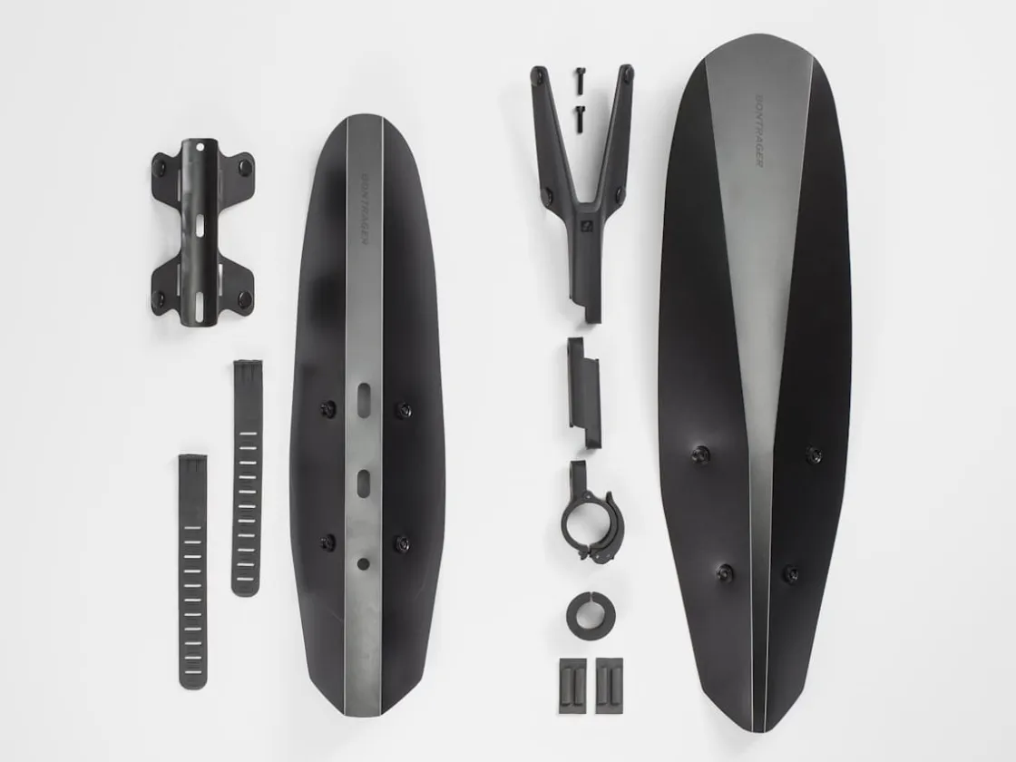 Trek Bikes Bontrager Universal Fat Bike Fender Set Black Clearance