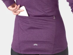 Trek Bikes Bontrager Vella Women's Thermal Long Sleeve Cycling Jersey Quicksilver Best
