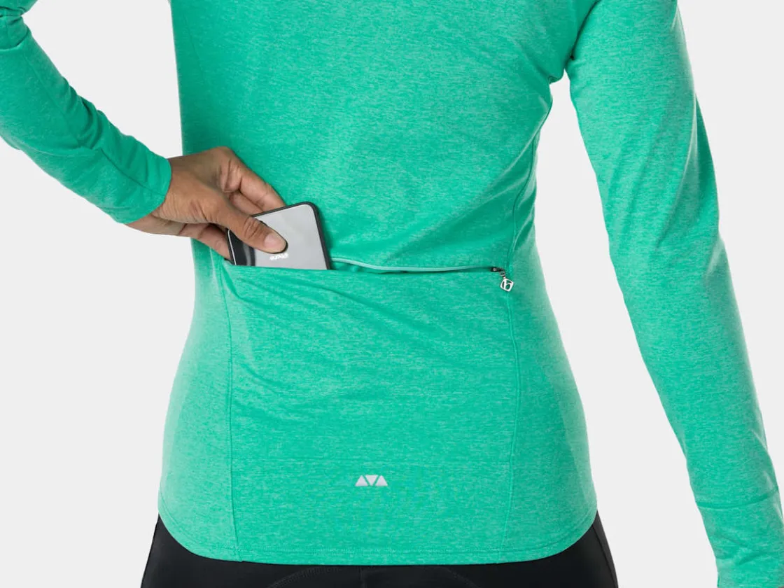 Trek Bikes Bontrager Vella Women's Thermal Long Sleeve Cycling Jersey Quicksilver Best