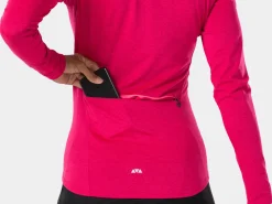 Trek Bikes Bontrager Vella Women's Thermal Long Sleeve Cycling Jersey Quicksilver Best