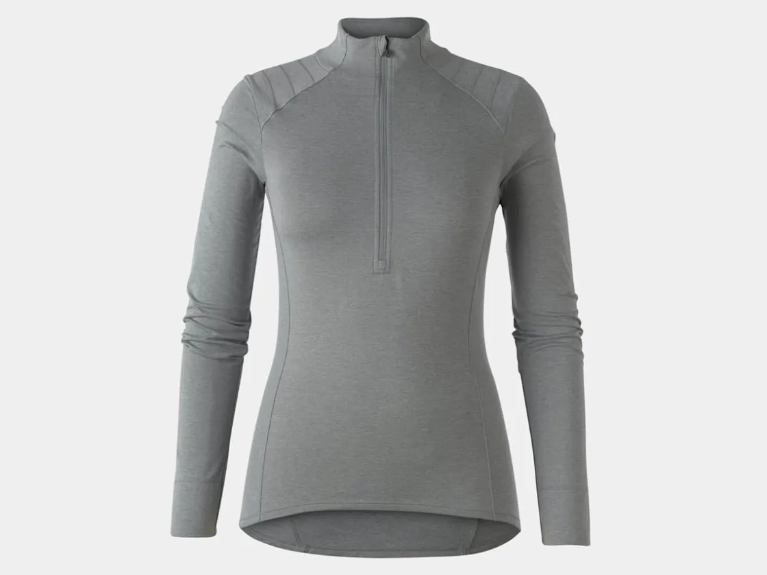 Trek Bikes Bontrager Vella Women's Thermal Long Sleeve Cycling Jersey Quicksilver Best