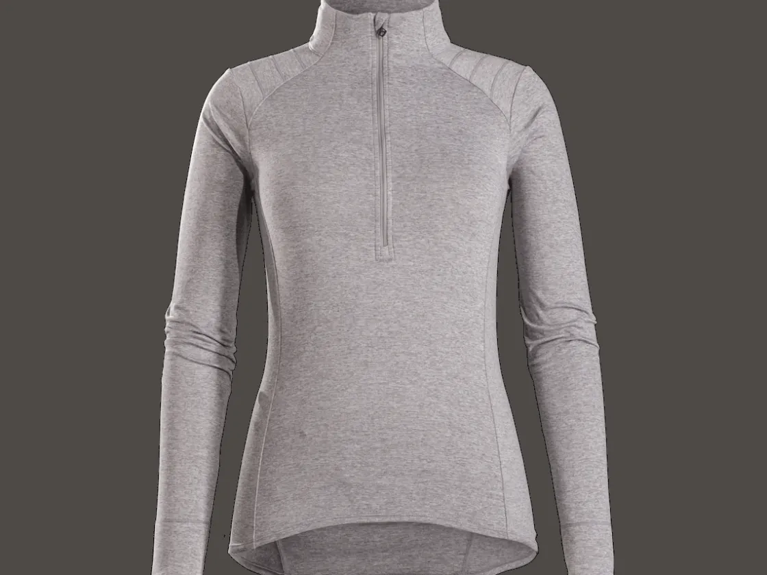 Trek Bikes Bontrager Vella Women's Thermal Long Sleeve Cycling Jersey Quicksilver Best