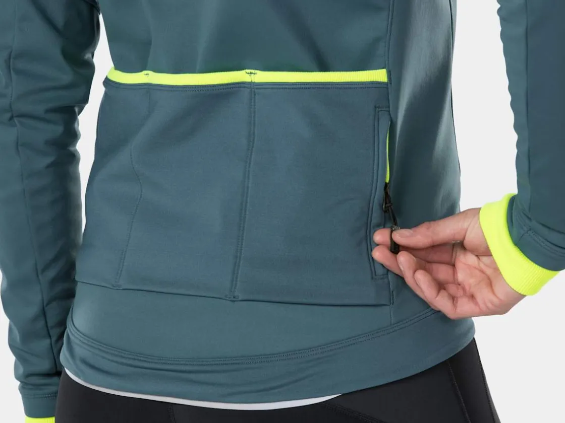 Trek Bikes Bontrager Velocis Women's Subzero Softshell Cycling Jacket Battleship Blue Flash Sale