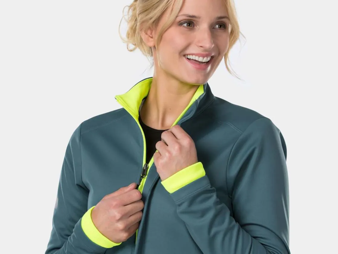 Trek Bikes Bontrager Velocis Women's Subzero Softshell Cycling Jacket Battleship Blue Flash Sale