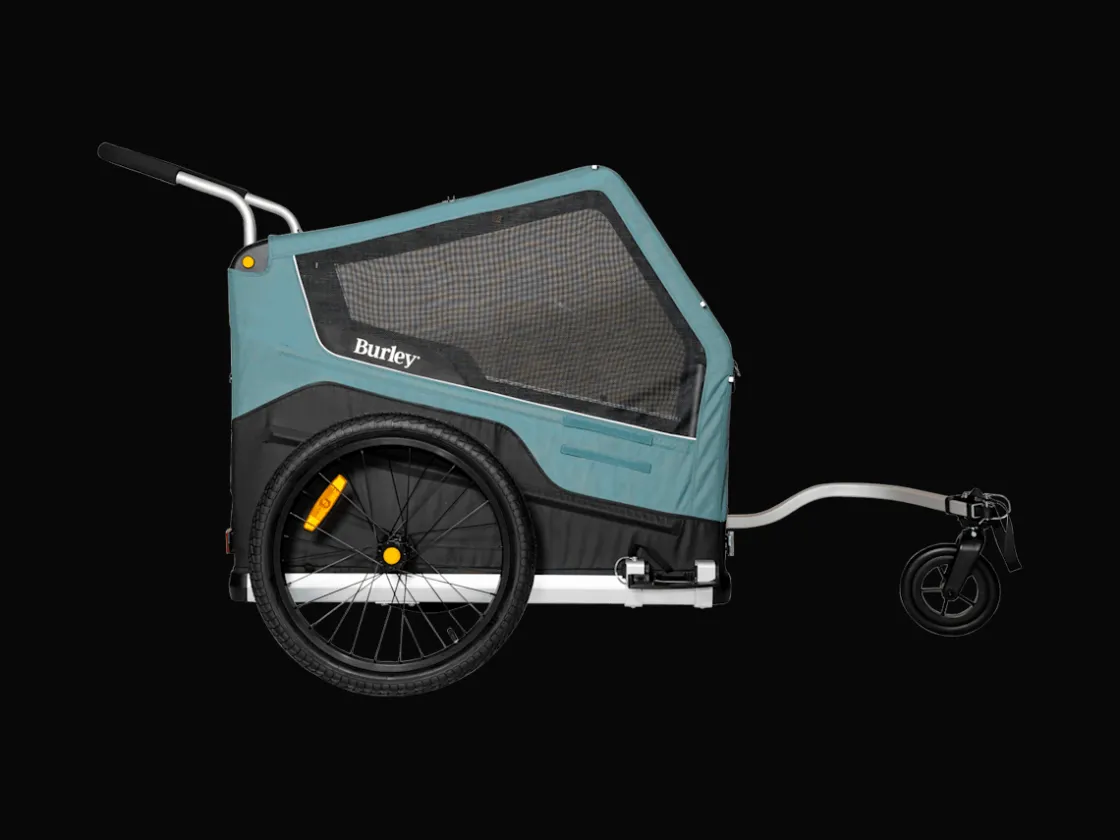 Trek Bikes Burley Bark Ranger™ XL Pet Trailer Black/Dark Teal Hot