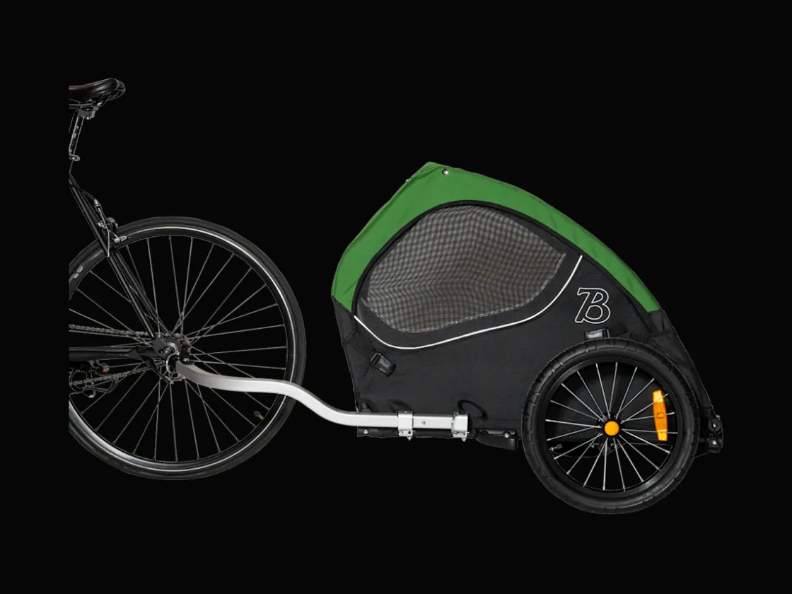 Trek Bikes Burley Tail Wagon® Pet Trailer Black/Dark Green Flash Sale