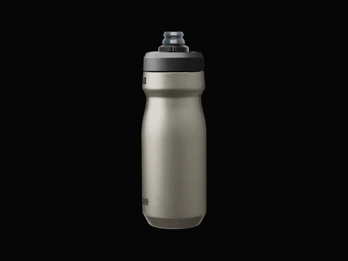 Trek Bikes CamelBak Podium Titanium Insulated 18oz Water Bottle Grey Hot