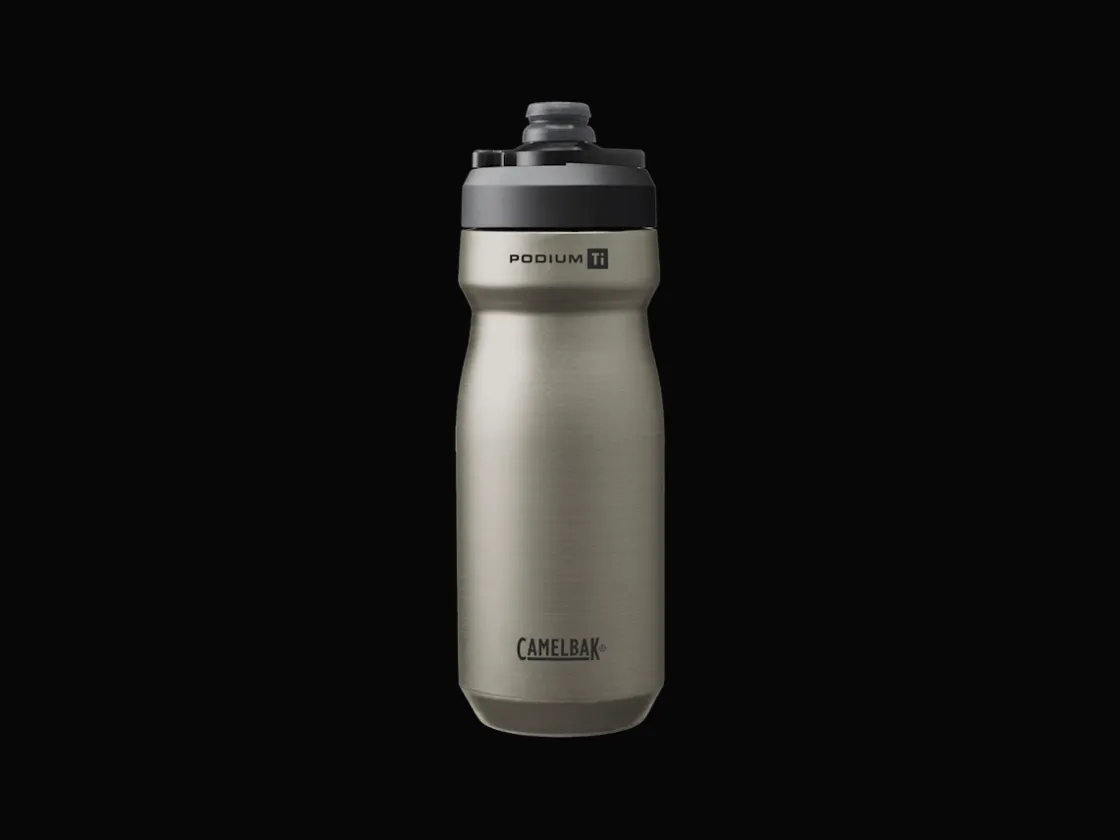 Trek Bikes CamelBak Podium Titanium Insulated 18oz Water Bottle Grey Hot