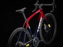 Trek Bikes Domane SLR 9 AXS Gen 4 Team Replica:Metallic Red Smoke to Blue Smoke Fade Online