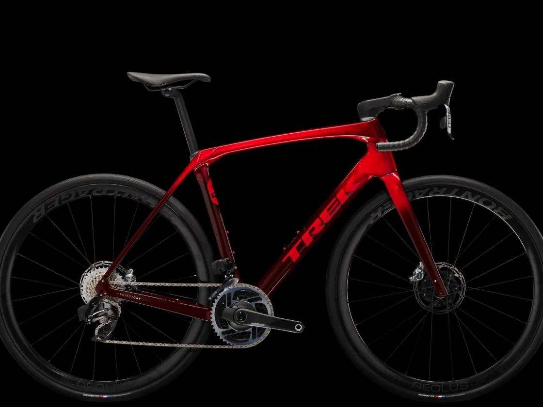 Trek Bikes Domane SLR 9 AXS Gen 4 Team Replica:Metallic Red Smoke to Blue Smoke Fade Online