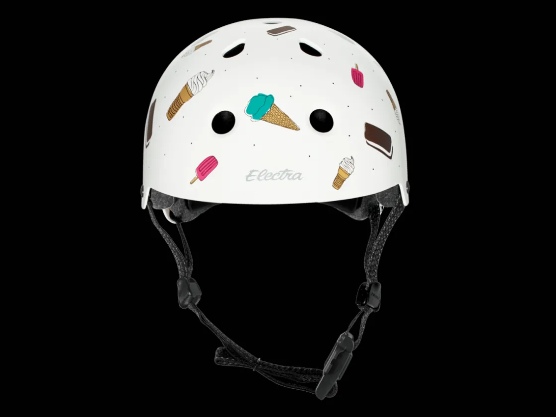 Trek Bikes Electra Lifestyle Lux Soft Serve Graphic Helmet White/Teal Hot