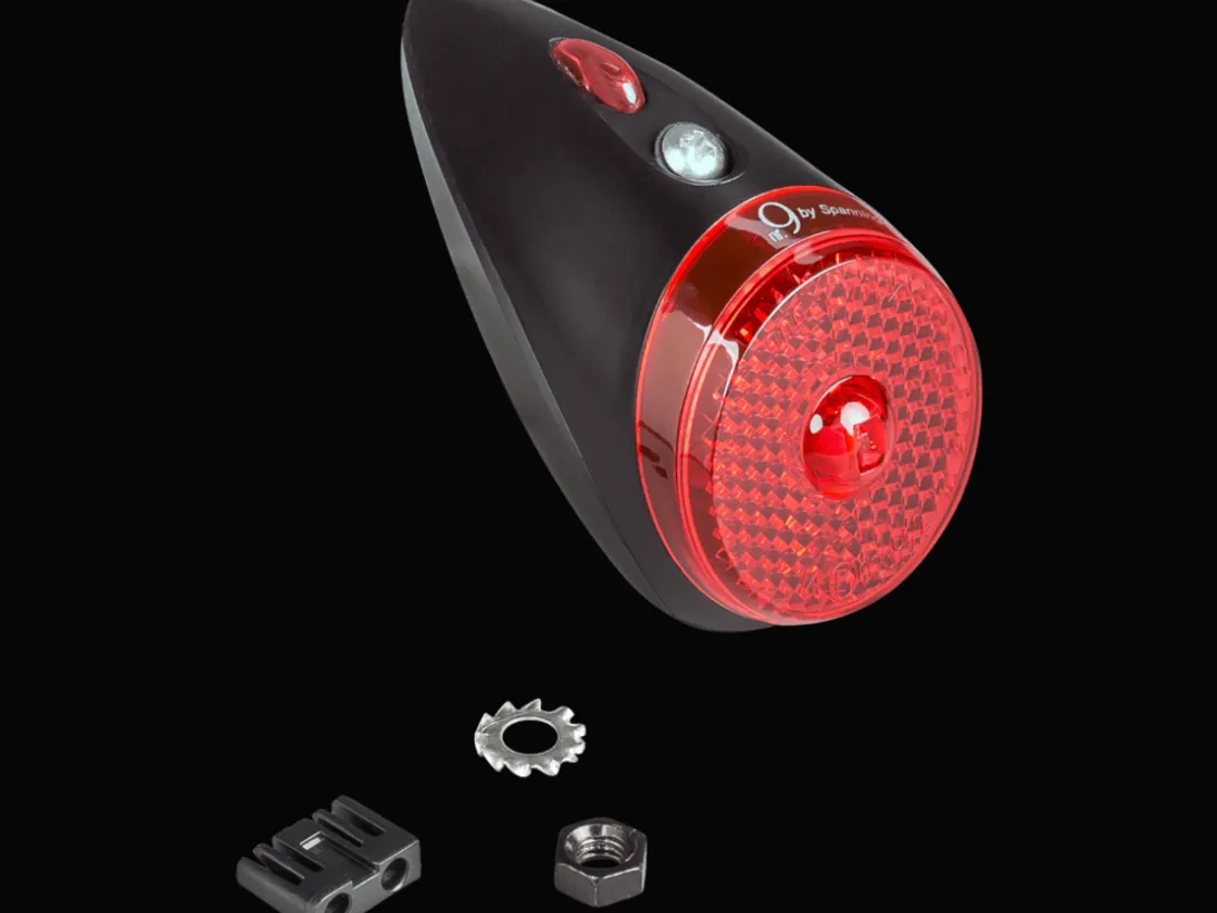 Trek Bikes Electra Nr.9 XE E-bike Rear Bike Light Black/Red Best