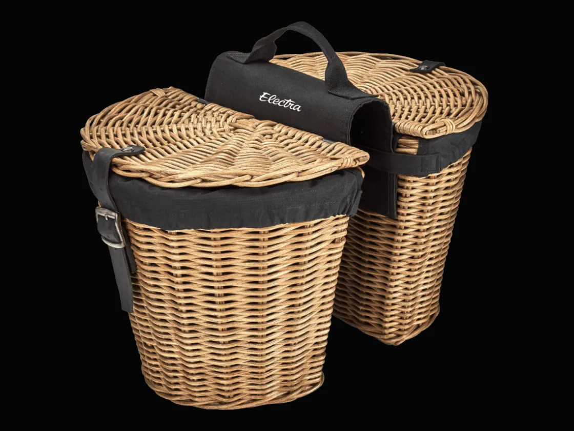 Trek Bikes Electra Rattan Pannier Basket Natural Online