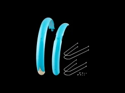 Trek Bikes Electra Super Deluxe Tandem Fender Set Light Blue Flash Sale