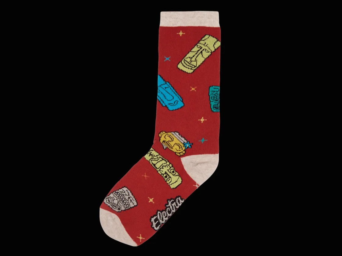Trek Bikes Electra Tiki Time Socks Dark Red Outlet
