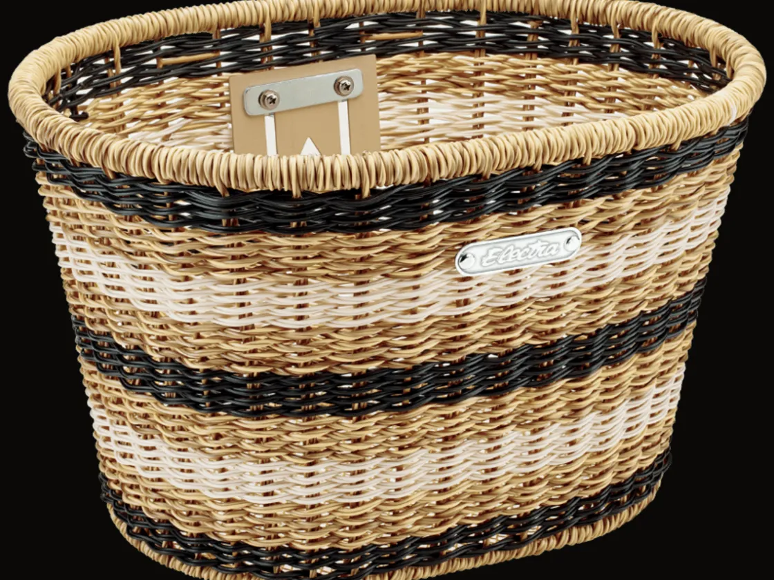 Trek Bikes Electra Woven Plastic Basket Natural Shop
