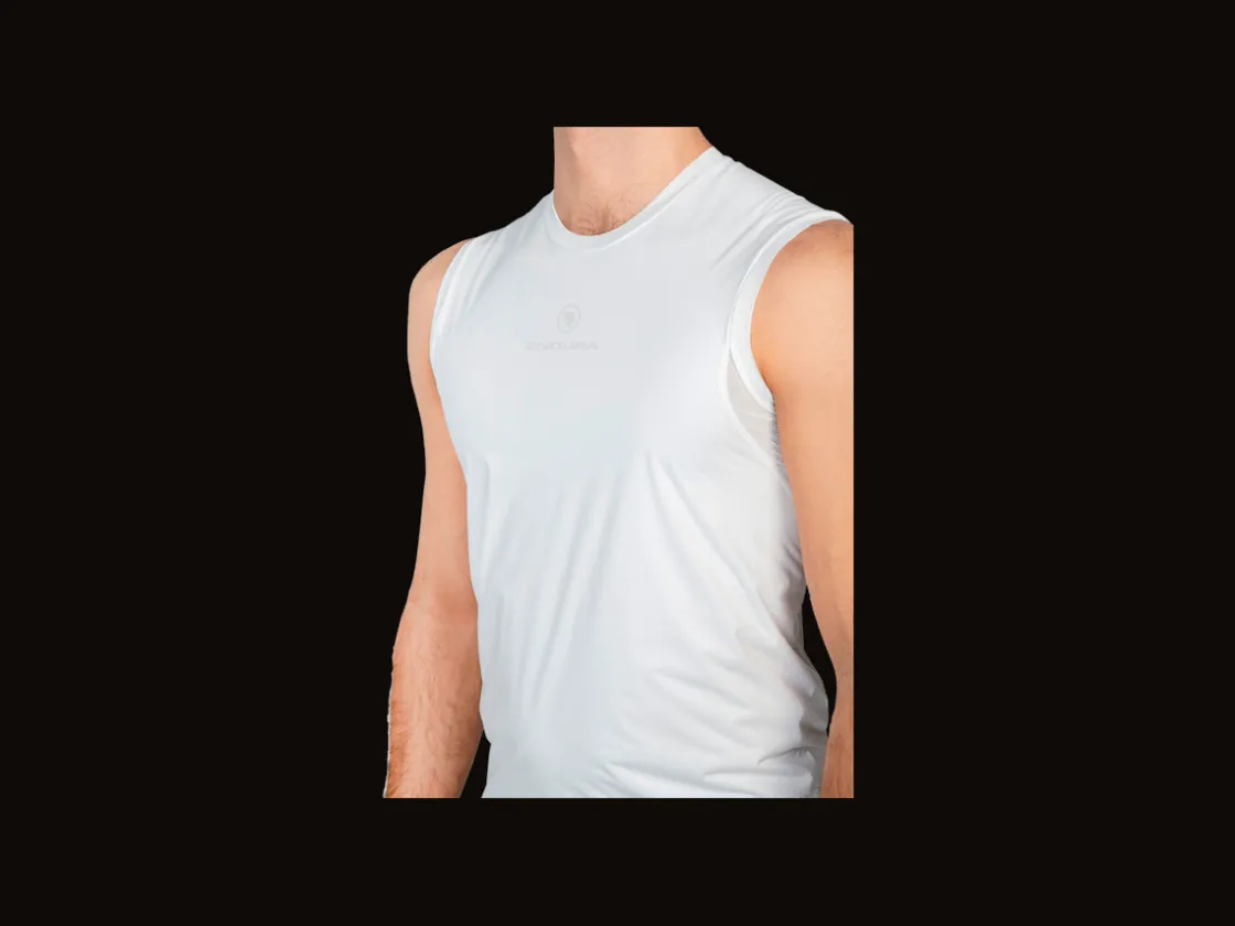 Trek Bikes Endura Translite Windproof Sleeveless Cycling Baselayer White Cheap