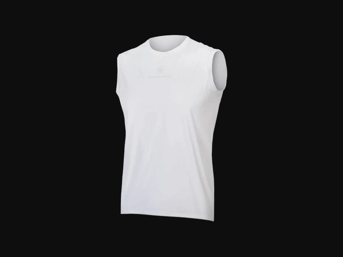 Trek Bikes Endura Translite Windproof Sleeveless Cycling Baselayer White Cheap