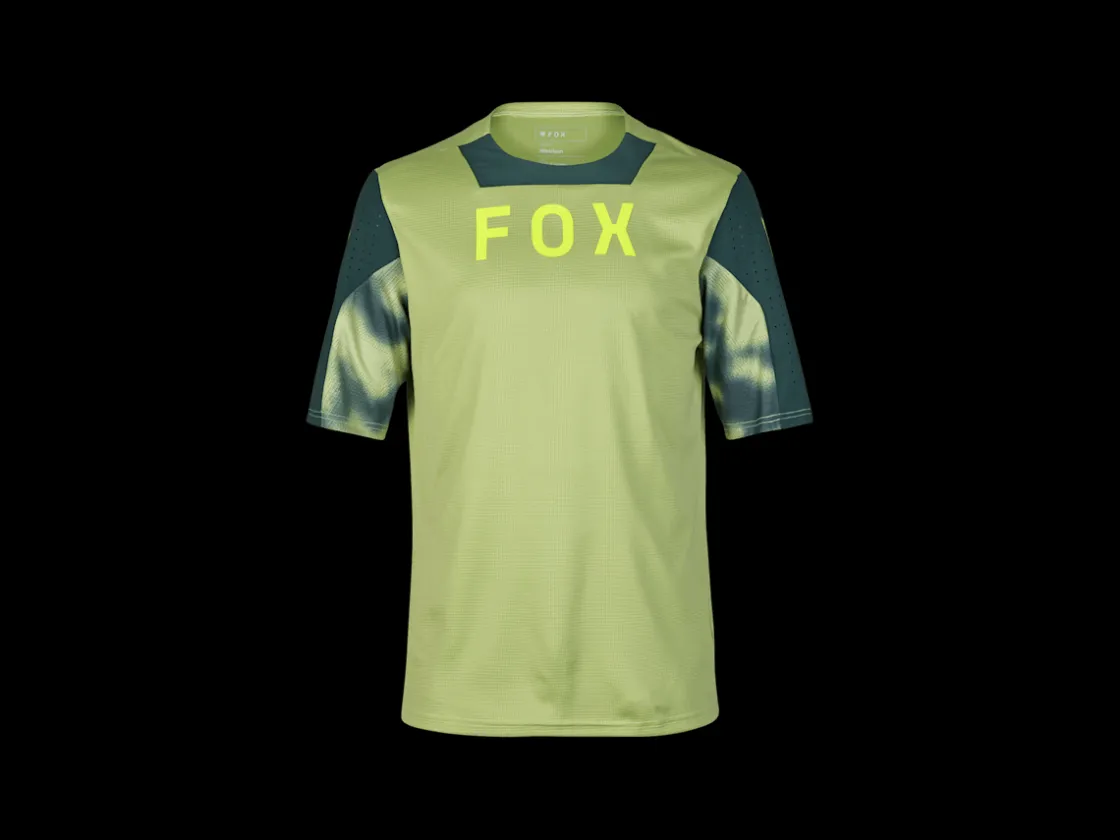 Trek Bikes Fox Racing Defend Taunt Mountain Bike Jersey Green Discount