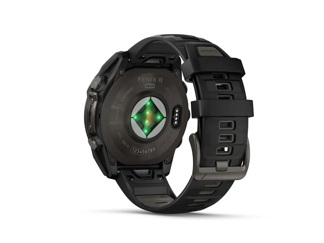 Trek Bikes Garmin fēnix® 8 Solar Sapphire Computer Grey/Black Discount
