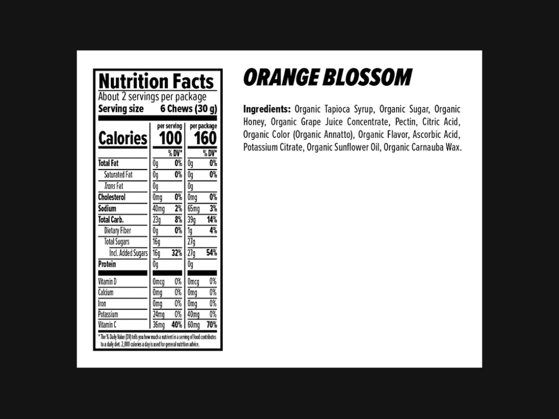 Trek Bikes Honey Stinger Organic Energy Chews Box of 12 Online