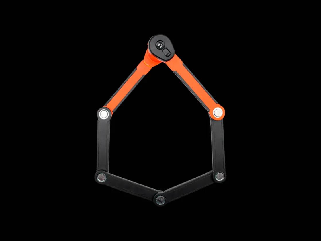 Trek Bikes Kryptonite Evolution 790 Folding Lock Black/Orange Best