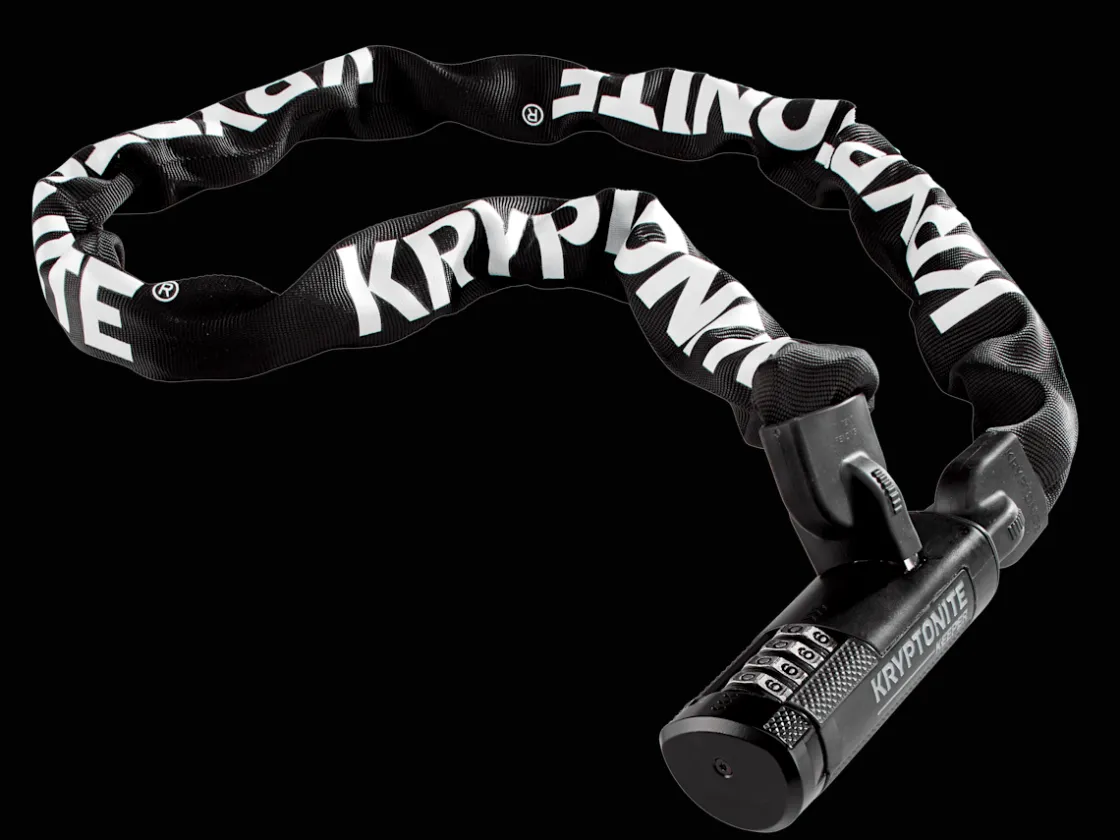 Trek Bikes Kryptonite Keeper 712 Combo Integrated Chain Lock Black Fashion