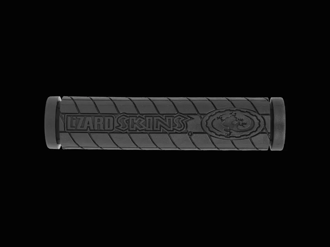 Trek Bikes Lizard Skins Single Compound Logo Grip Set Black Fashion