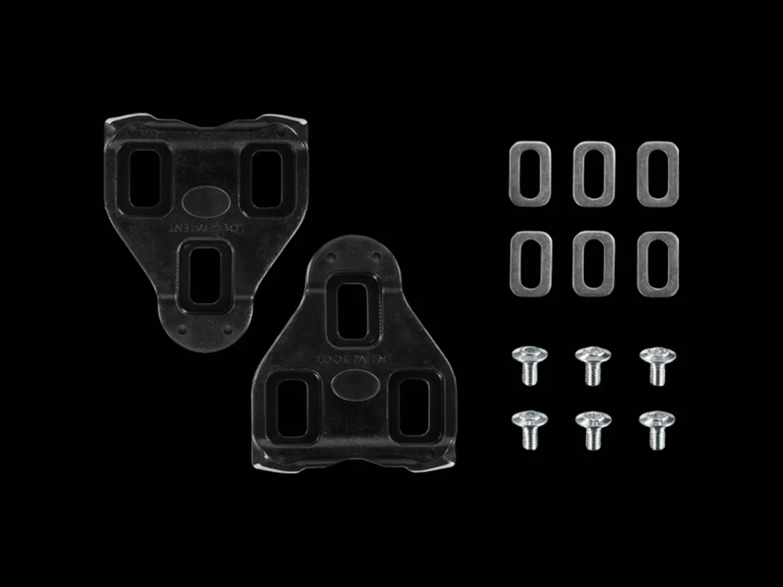 Trek Bikes LOOK Delta 0-Degree Road Pedal Cleat Set Black New