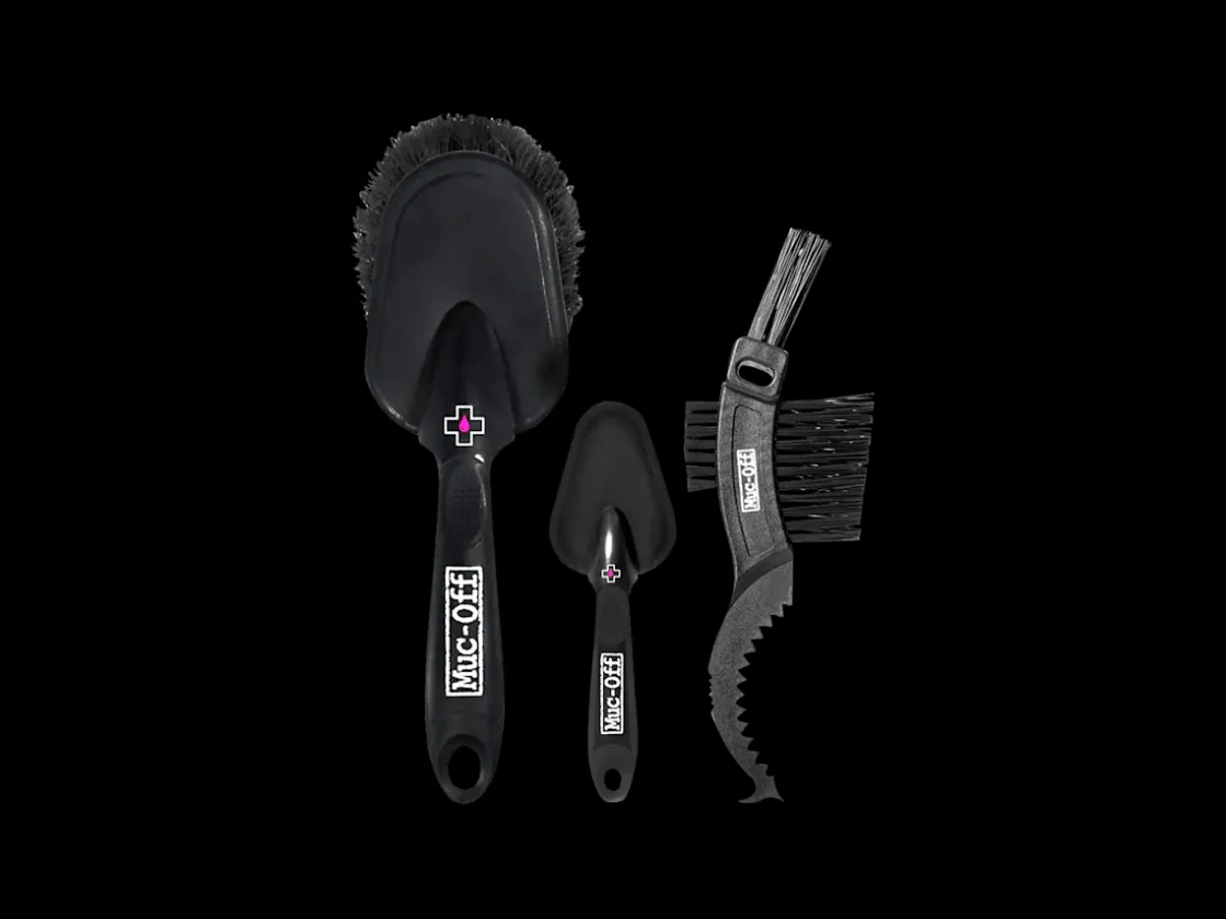 Trek Bikes Muc-Off 3x Brush Set Black Best